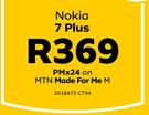 Nokia 7 Plus LTE-On MTN Made For Me M