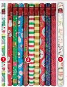 Santa's Village Gift Wrap Assorted-5m x 70cm Each