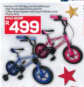 Monterra 12" EVA Boy's Or Girl's BMX-Each