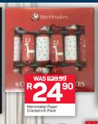 Merrimaker Paper Crackers 6 Pack