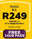 Nokia 6.1 LTE-On MTN Made For Me S