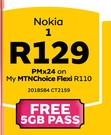Nokia 1 LTE-On My MTNChoice Flexi R110