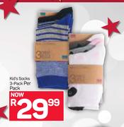 Kids Socks 3 Pack-Per Pack