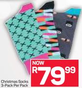 Christmas Socks 3 Pack-Per Pack