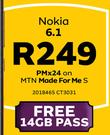 Nokia 6.1 LTE-On MTN Made For Me S