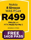 Nokia 8 Sirocco LTE-On MTN Made For Me S Free Cover