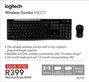 Logitech Wireless Combo MK270