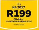 LG K4 2017 LTE-On My MTNChoice Flexi R200