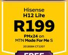 Hisense H12 Lite LTE-On MTN Made For Me S
