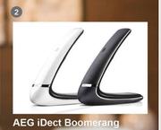 AEG iDect Boomerang Design Dect Cordless Telephone