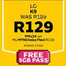LG K9 LTE-On My MTNChoice Flexi R110