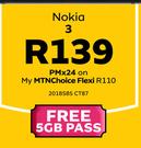 Nokia 3 LTE-On My MTN Choice Flexi R110