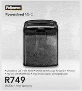 Fellowes Powershred M6-C