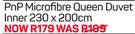 PnP Microfibre Queen Duvet Inner-230 x 200cm