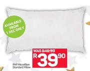 PnP Microfibre Standard Pillow
