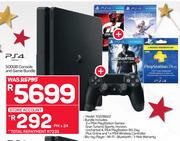 PS4 500GB Console & Game Bundle