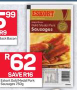 Eskort Gold Medal Pork Sausages-750g