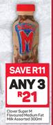 Clover Super M Flavoured Medium Fat Milk Assorted-3x300ml
