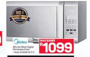 Midea 28 Litre Silver Digital Microwave Oven EM928ETB-P-S