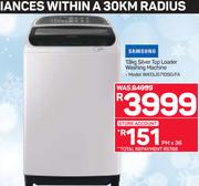 Samsung 13Kg Silver Top Loader Washing Machine WA13J5710SG/FA