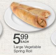 Large Vegetable Spring Roll-Each