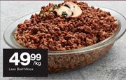 Lean Beef Mince-Per kg