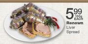 Renown Liver Spread-100g Each