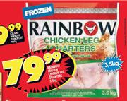 Rainbow Frozen Chicken Leg Quarters - 3.5kg