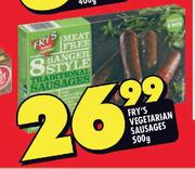 Fry's Vegetarian Sausages - 500g