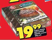 Florida Frozen Beefy / Chicken Burgers Assorted-800g 