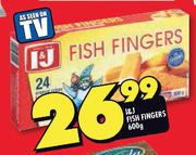 I & J Fish Fingers - 600g