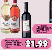 Just Cabernet Sauvignon Red / Sauvignon Blanc-750ml