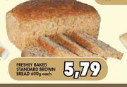 Freshly Baked Standard Brown Bread - 600g
