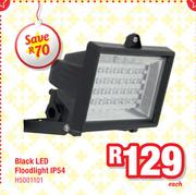 Black LED Floodlight IP54