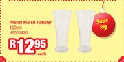 Pilsner Flared 400ml Tumbler-Each
