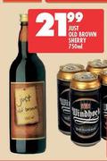 Just Old Brown Sherry - 750ml
