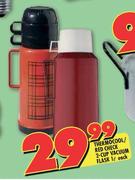Thermocool / Red Check 2-Cup Vacuum Flask-1L Each