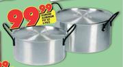 Diamond 4-Piece Aluminium Pot Set