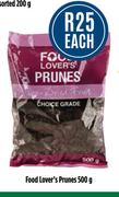 Food Lover's Prunes-500g Each