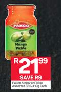 Pakco Atchar Or Pickle-385/410g Each