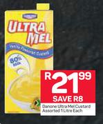 Danone Ultra Mel Custard-1Ltr Each