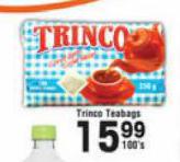 Trinco Teabags-100's