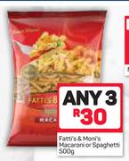 Fatti's & Moni's Macaroni Or Spaghetti-3 x 500g
