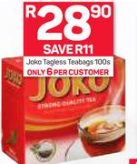 Joko Tagless Teabags-100s