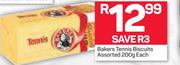 Bakers Tennis Biscuits Assorted-200g Each