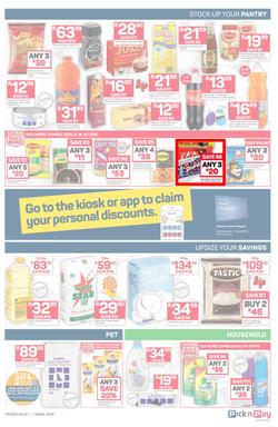 Pick n Pay  Gauteng, Free State, North West, Mpumalanga, Limpopo and Northern Cape : : Easter Massive Savings (01 Apr - 07 Apr 2019), page 3