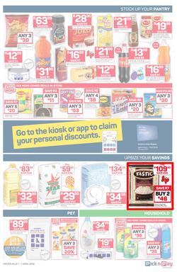 Pick n Pay  Gauteng, Free State, North West, Mpumalanga, Limpopo and Northern Cape : : Easter Massive Savings (01 Apr - 07 Apr 2019), page 3