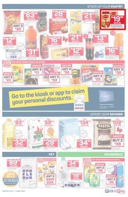 Pick n Pay  Gauteng, Free State, North West, Mpumalanga, Limpopo and Northern Cape : : Easter Massive Savings (01 Apr - 07 Apr 2019), page 3