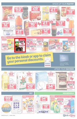Pick n Pay  Gauteng, Free State, North West, Mpumalanga, Limpopo and Northern Cape : : Easter Massive Savings (01 Apr - 07 Apr 2019), page 3