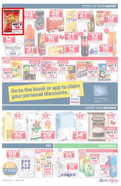 Pick n Pay  Gauteng, Free State, North West, Mpumalanga, Limpopo and Northern Cape : : Easter Massive Savings (01 Apr - 07 Apr 2019), page 3